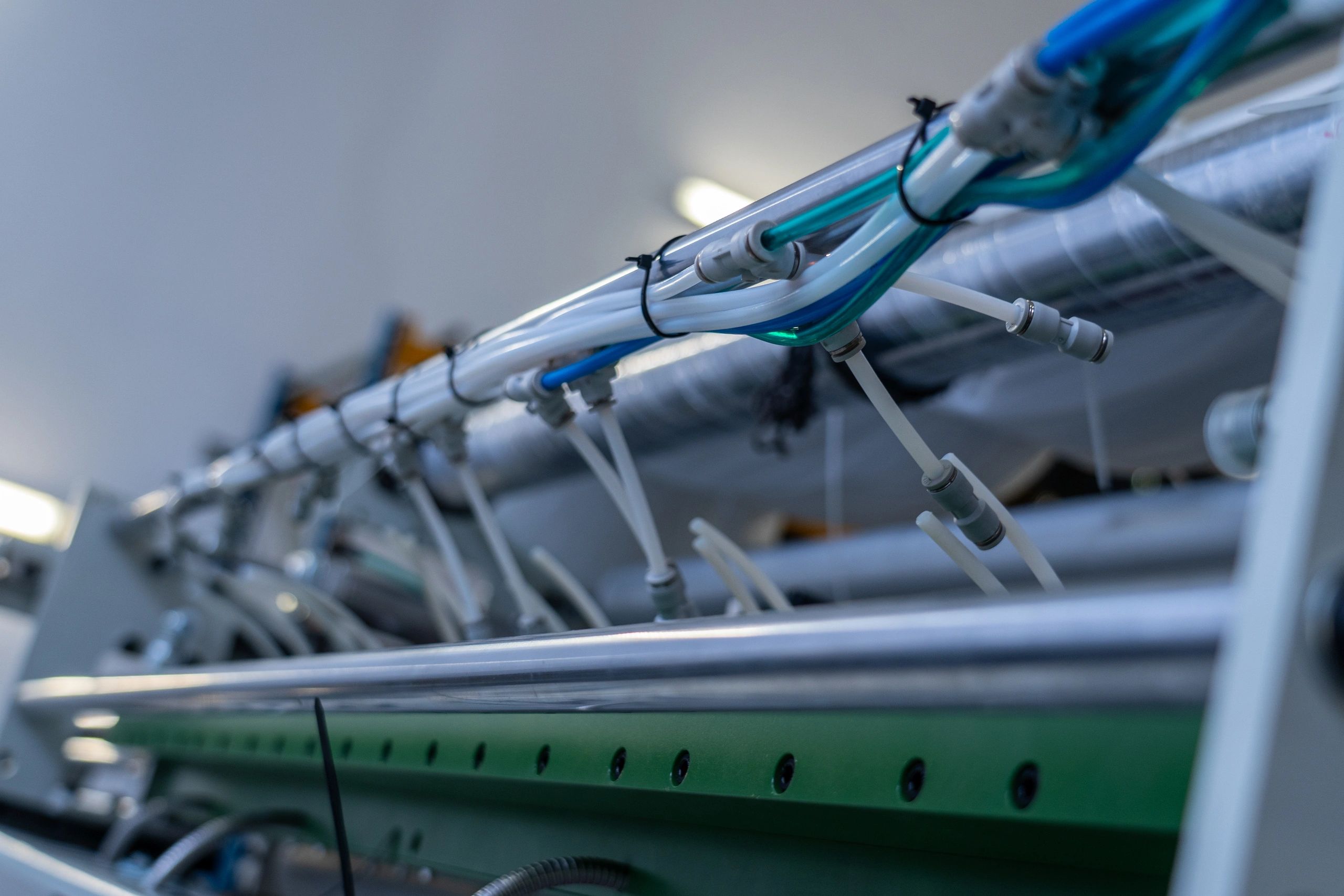 Industrial equipment detail representing reliable technology infrastructure