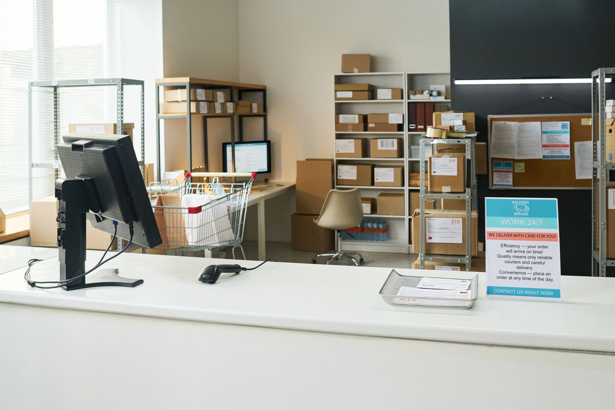 Equipment and fulfillment workspace
